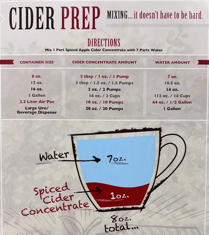 Spiced Apple Cider Concentrate