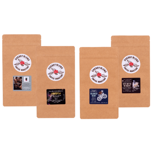 The light coffee box! balanced bean, coffee just for the holidays, ethiopia, and papua new guinea! 