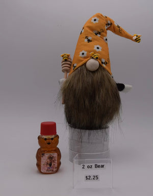 2 ounce bottle of Cherry Blend Honey 