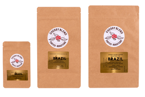 Brazil coffee, available in various bag sizes