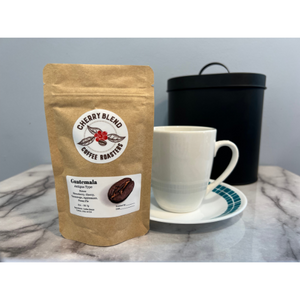Guatemala coffee, ready to make a fresh cup of coffee 